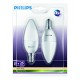 Philips - Ampoule flamme LED Culot E14 - Lot de 2 Ampoules - 3W consommés - Équivalence Incandescence 25W