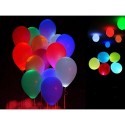 Lot de 50 Ballons LED Anniversaire Mariage Bapteme Lumineux COULEUR