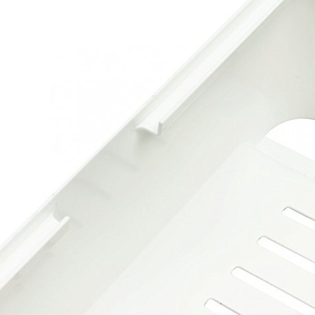 Allibert 220045 E-Box Boîte de Rangement Carrée pour Câbles Polypropylène Blanc/Gris 19,5 x 19,39 x 12,6 cm
