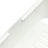 Allibert 220045 E-Box Boîte de Rangement Carrée pour Câbles Polypropylène Blanc/Gris 19,5 x 19,39 x 12,6 cm