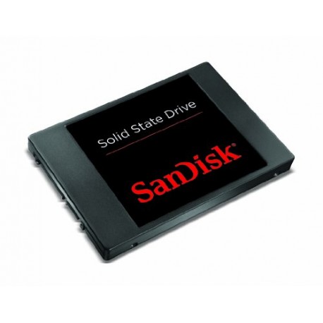 Disque SSD Sata III SanDisk 128 Go 2,5 pouces avec une vitesse de lecture allant jusqu'à 475 Mo/s (SDSSDP-128G-G25)