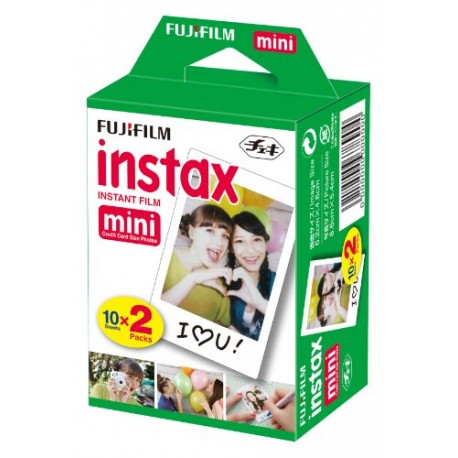 Fujifilm Pellicule Mini Instax 2 x 10 - pour mini caméra seulement 8.6 cm x 5.4 cm