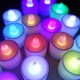 Xcellent Global Bougies à LED Lot de 24 Lumières de Thé à Piles sans flammes,à LED Coloré P-LD010
