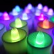 Xcellent Global Bougies à LED Lot de 24 Lumières de Thé à Piles sans flammes,à LED Coloré P-LD010
