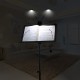 LE Rechargeable LED Lampe de Lecture, Portable Music Stand Lights, Dual Head, 4-niveau de luminosité, Adaptateur Secteur et Câbl