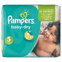 Pampers - Baby Dry - Couches Taille 5 Junior (11-25 kg) - Pack économique 1 mois de consommation x144 couches