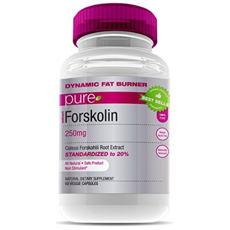 Forskoline 250mg - BRÛLEUR DE GRAISSES, Perte De Poids - 60 Capsules Végétales