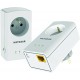 Netgear XAVB5421-100FRS - Pack de 2 adaptateurs CPL 500 avec prise filtrée et 1 port Ethernet