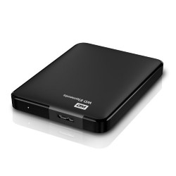 Western Digital Elements Portable Disque dur externe portable 2,5" Extra Slim USB 3.0 / USB 2.0 2 To Noir