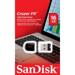 SanDisk Cruzer Fit 16 Go Clé USB SDCZ33-016G-B35