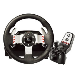 Logitech G27 Ensemble Volant + pédales + levier de vitesse pour PC,PS2 et PS3 Cuir Noir / acier