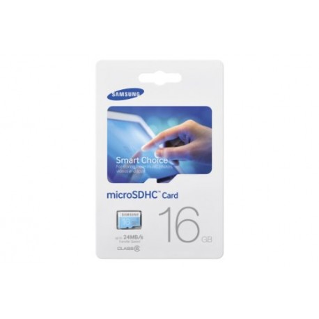 Samsung 16 Go Carte Mémoire Standard MicroSDHC Classe 6 MB-MS16D/EU