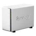 Synology DS215j Serveur de Stockage NAS pour 2 Disque dur 3,5/2,5" 800 MHz 12 To Blanc