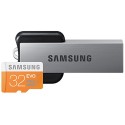 Samsung 32 Go Carte Mémoire EVO Micro SD Classe 10 avec adaptateur USB  MB-MP32DU2/EU