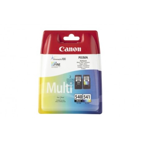 Canon PG-540 & CL-541 Cartouches d'encre d'origine Pack de 2 Noir, Tricolore