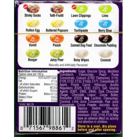 Bean Boozled Bonbon - 3ème Edition Paquet 45gr - 2 Nouveau Goût