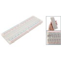 Breadboard Carte d'Expérimentation 830 Points sans Soudure Solderless